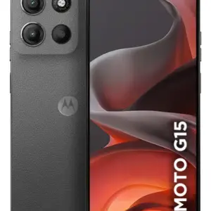 Smartphone Motorola Moto G15 - 256gb 12gb (4gb Ram+8gb Ram Boost) E Camera 50mp Com Ai E Night Vision Bateria De 5200 Mah Tela Fhd+ 6.7 Com Superbrilho Nfc - Grafite