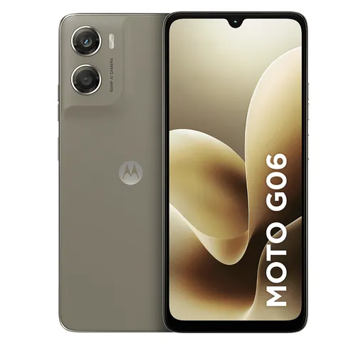 Smartphone Motorola Moto G06 - 256gb 12gb (4gb Ram + 8gb Ram Boost) E Camera 50mp Com Ai Bateria De 5200 Mah Tela 6.9 - Bege