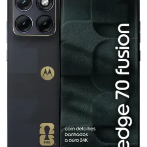 Smartphone Motorola Edge 70 Fusion 5g Fifa World Cup Collection - 256gb 24gb (8gb Ram + 16gb Ram Boost), Camera 50mp Sony Lytia 710, Tela 1.5k Extreme Amoled - Grafite