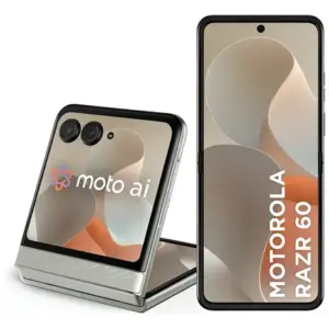 Smartphone Motorola Razr 60 - 256gb 24gb (12gb Ram+12gb Ram Boost) Tela Dobrável 6,9 Poled E Externa 3,6 Moto Ai Camera Ip48 - Branco