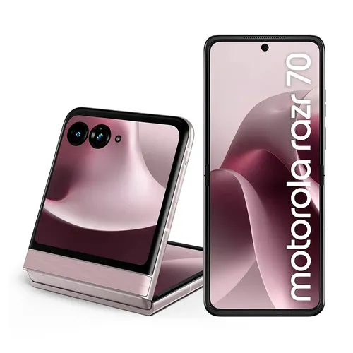 Smartphone Motorola Razr 70 5g - 256gb 24gb (8gb Ram+16gb Ram Boost) Tela Externa 3.6 E Tela Interna 6.9 Extreme Amoled 120hz - Rosa