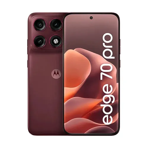 Smartphone Motorola Edge 70 Pro 5g - 512gb 24gb (12gb Ram+12gb Ram Boost), 4 Câmeras De 50mp, Tela 1.5k Extreme Amoled 144hz, Bateria 6500 Mah, Ip68/ip69 - Vinho