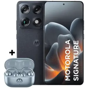 Kit Smartphone Motorola Signature 5g 512gb Preto + Fone Bluetooth Moto Buds Loop Ice Melt