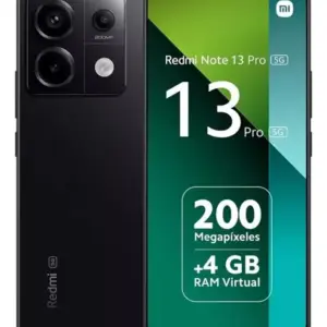 Smartphone Redmi Note 13 Pro 5g 256gb 8ram C/nfc + Cor Preto