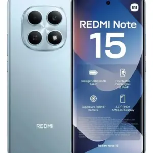 Smartphone Xiaomi Redmi Note 15 4g 6gb Ram 128gb Tela Amoled 6.77 Câmera 108mp Azul