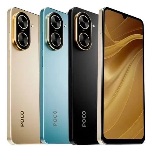 Smartphone Xiaomi Poco C71 Dual Sim 64gb Global 3+3gb Ram Cor Preto