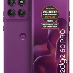 Smartphone Motorola Edge 60 Pro 5g - 256gb 24gb (12gb Ram+12gb Ram Boost) Tela Quad-curve Moto Ai 50mp Sony Camera Ultrarresistencia Militar Ip68 + Ip69 - Violeta