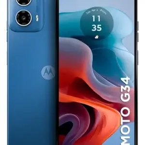 Smartphone Motorola Moto G34 5g - 256gb 16gb (8gb Ram+8gb Ram Boost) Ai Camera 50mp Nfc - Azul