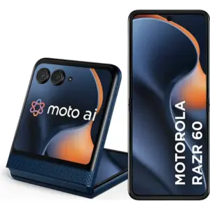 Smartphone Motorola Razr 60 - 256gb 24gb (12gb Ram+12gb Ram Boost) Tela Dobrável 6,9 Poled E Externa 3,6 Moto Ai Camera Ip48 - Azul Marinho