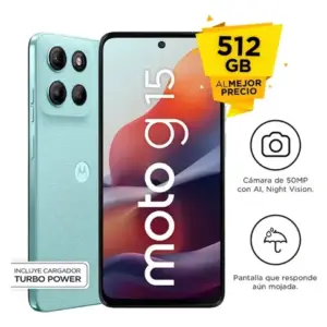 Smartphone Motorola Moto G15 512gb 12gbram(4+8gb Boost) Azul