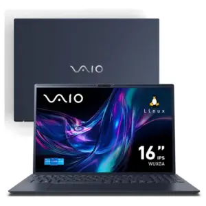 Notebook VAIO FE 16 Intel Core i7-1355U Linux , 8GB RAM total 512GB SSD Tela 16" IPS WUXGA Antirreflexo - Cinza Grafite - VJFE62F11X-B0411H