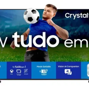 Samsung Smart Tv 70 Crystal Uhd 4k U8500f 2025, Xbox Cloud Gaming, Canais Gratuitos, 7 Anos De Atualização, Ai Energy Mode, Alexa Integrada