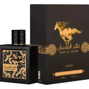 Unidade de pulverização Lattafa Qaeda Al Fursan Edp, volume de 100 ml, 100 fl oz