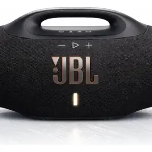 Caixa De Som Jbl Boombox 4 Bluetooth Som 210w Jbl Pro Ai Sound Boost Graves Personalizáveis Bateria De Até 34h Ip68 Áudio Lossless Preta