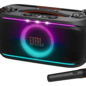 Caixa De Som Jbl Partybox On The Go 2 Preta Com Microfone