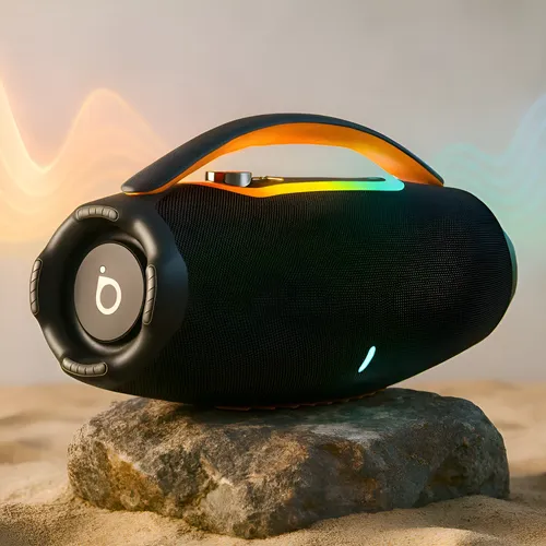 Caixa De Som Boombox Portátil Bluetooth Usb Potente E Grande