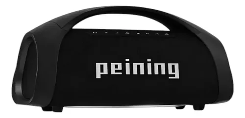 Caixa De Som Boombox Peining 400w 2-mic 5.3 PEI-SP02 Cor Preto