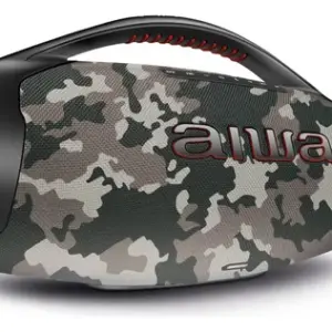 Caixa de Som Boombox Plus AIWA BBS-01-BG 200W Bluetooth 30H IP66 USB Cinza