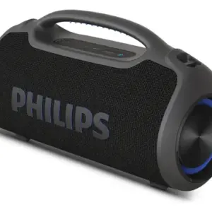 Caixa De Som Philips Boombeat 200w Ip66 Bluetooth Power Bank Cor Preto