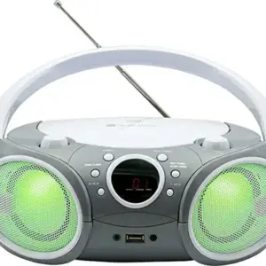 Singing Wood Boombox Bluetooth LED (Cinza)