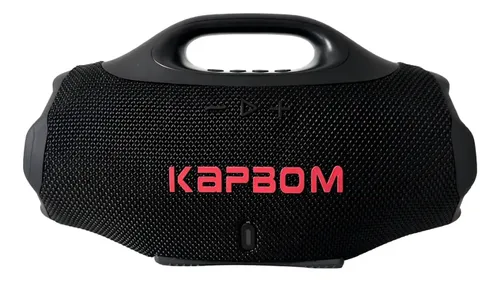 Caixa De Som Bluetooth Boombox Mini 50w Portátil Led Kapbom