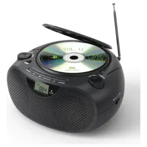 Cd Player Bluethooth Radio Boombox Portatil Usb Am/fm