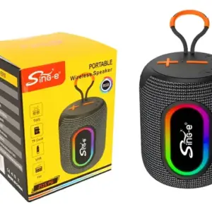 Caixa De Som Bluetooth Boomboxportatil Subwoofer Ativo Rgb