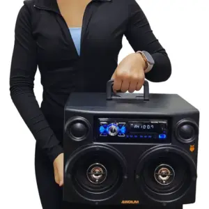 Boombox Aw-300 Beat 160w Potente Som Portátil 110/220v