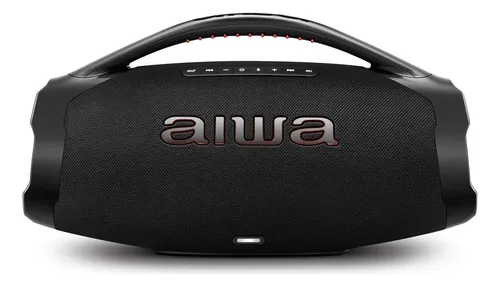 Caixa De Som Aiwa Bbs-01-b 200w Bluetooth Boombox Preta Plus