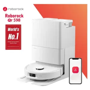 Robô Aspirador Roborock Qr 598 Inteligente 8000pa Cor Branco