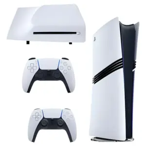 Playstation 5 Pro Digital 2tb Com Leitor E Controle Adicional - Ps5 Pro 2tb Com Leitor De Discos A Pronto Branco