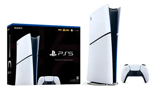 Console Sony Playstation 5 Slim Digital 825gb Branco Ps5 Branco