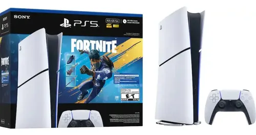 Pacote Playstation 5 Slimdigital Edition Fortnite Sony White Branco