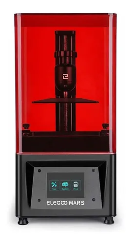 Impressora 3D Elegoo Mars cor black com tecnologia de impressão LCD