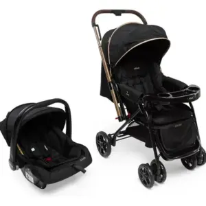 Carrinho De Bebê De Paseio Travel System Infanti Galileo Travel System Preto Mocca