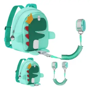 2 Em 1 Coleira De Pulso Infantil Antiperda2-4 Anos C/mochila