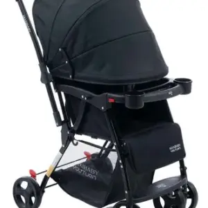 Carrinho Bebê Com Alça Reversível Youturn Preto Maxi Baby