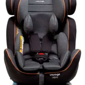 Cadeirinha Infantil Reclinável Legacy Cinza e Preto Mescla Voyage
