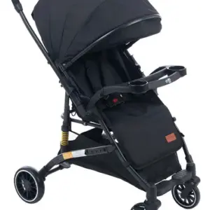Carrinho Passeio Bebê Alça Reversível Yougo Preto Maxi Baby