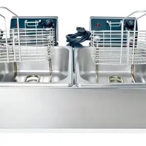 Fritadeira industrial elétrica Valente Inox 10LTS 10L aço inoxidável