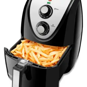 Fritadeira elétrica sem óleo Mondial Cozinha AFN-50 5L preta e inox