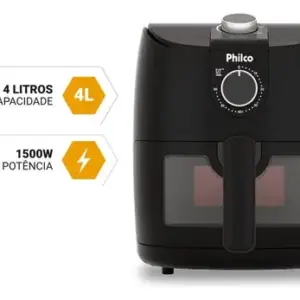 Fritadeira Air Fryer Philco 4L Redstone 1500W Paf40A