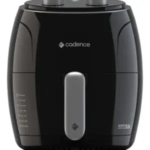 Fritadeira Sem Óleo Super Cook Fryer Frt410 3,8l Cadence Cor Preto