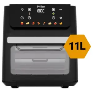 Air Fryer Oven Philco 11L 8 Funções Visor 1800W PAF11B