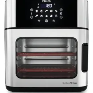 Fritadeira Air Fryer Philco PAF16A 4 Em 1 Painel Digital 16l Preto