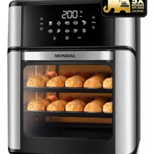 Fritadeira Air Fryer Forno Oven 12L, Mondial, 2200W - AFON-12L-BI