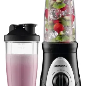 Personal Blender, Mondial, Preto/prata, 300w Dg-01 127v