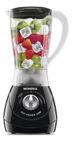 Liquidificador Mondial Easy Power De 1.9 L E 550 W, Preto 127v