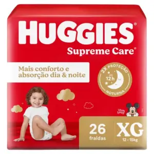 Fralda Huggies Supreme Care Xg 26 Un