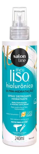 Spray Defrizante Protetor Térmico Salon Line Meu Liso Hialurônico 240ml